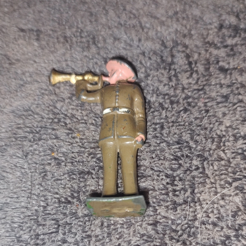 Vintage Military Bugler Figurine